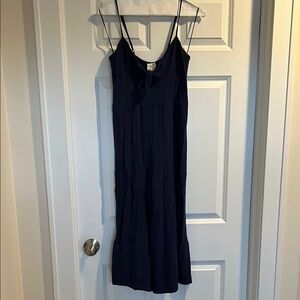 Elegant Blue Spaghetti Strap jumper